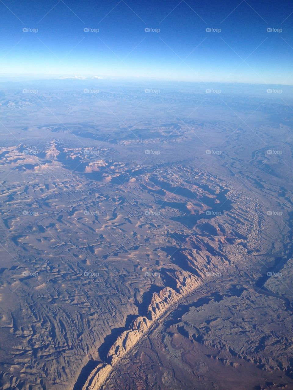 Mountains from the sky