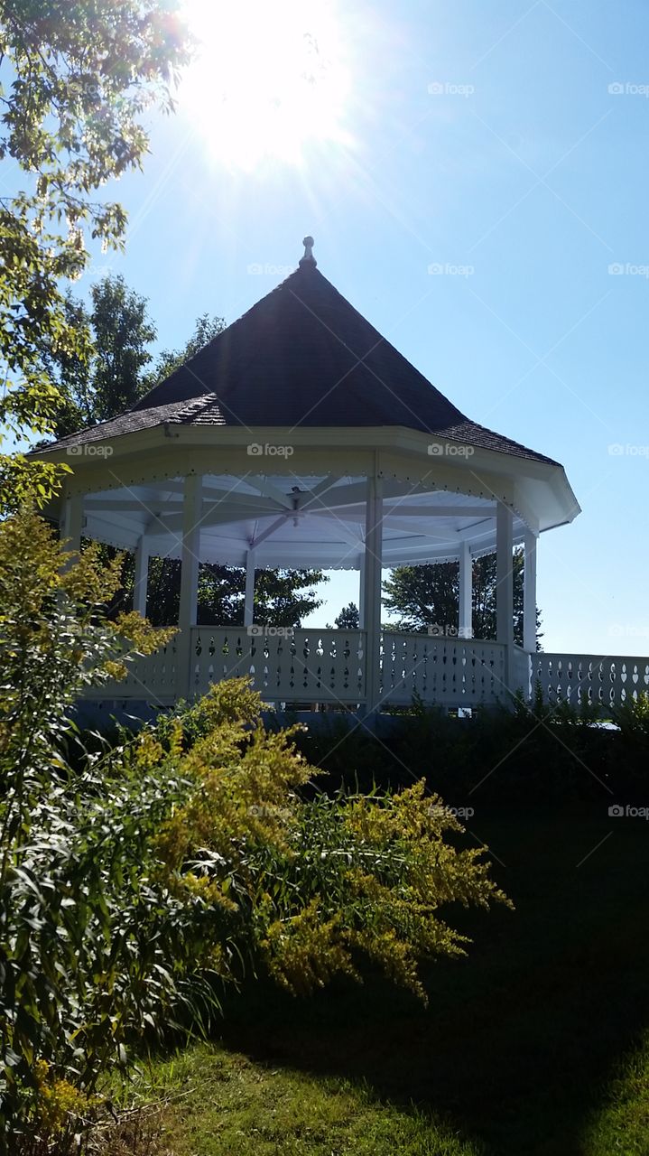 Gazebo. Witch's Hat, South Lyon,  Michigan