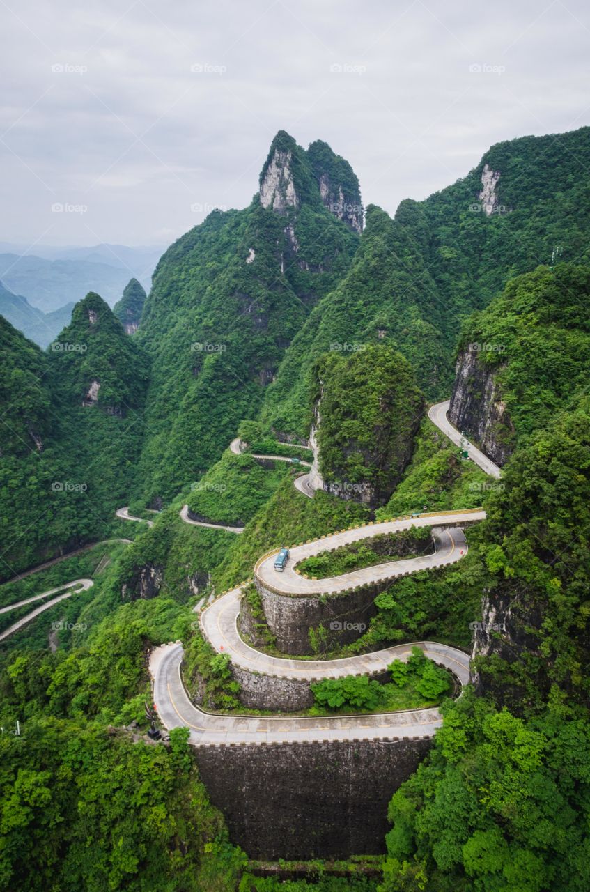 99 bends, ZhangJiaJie, china