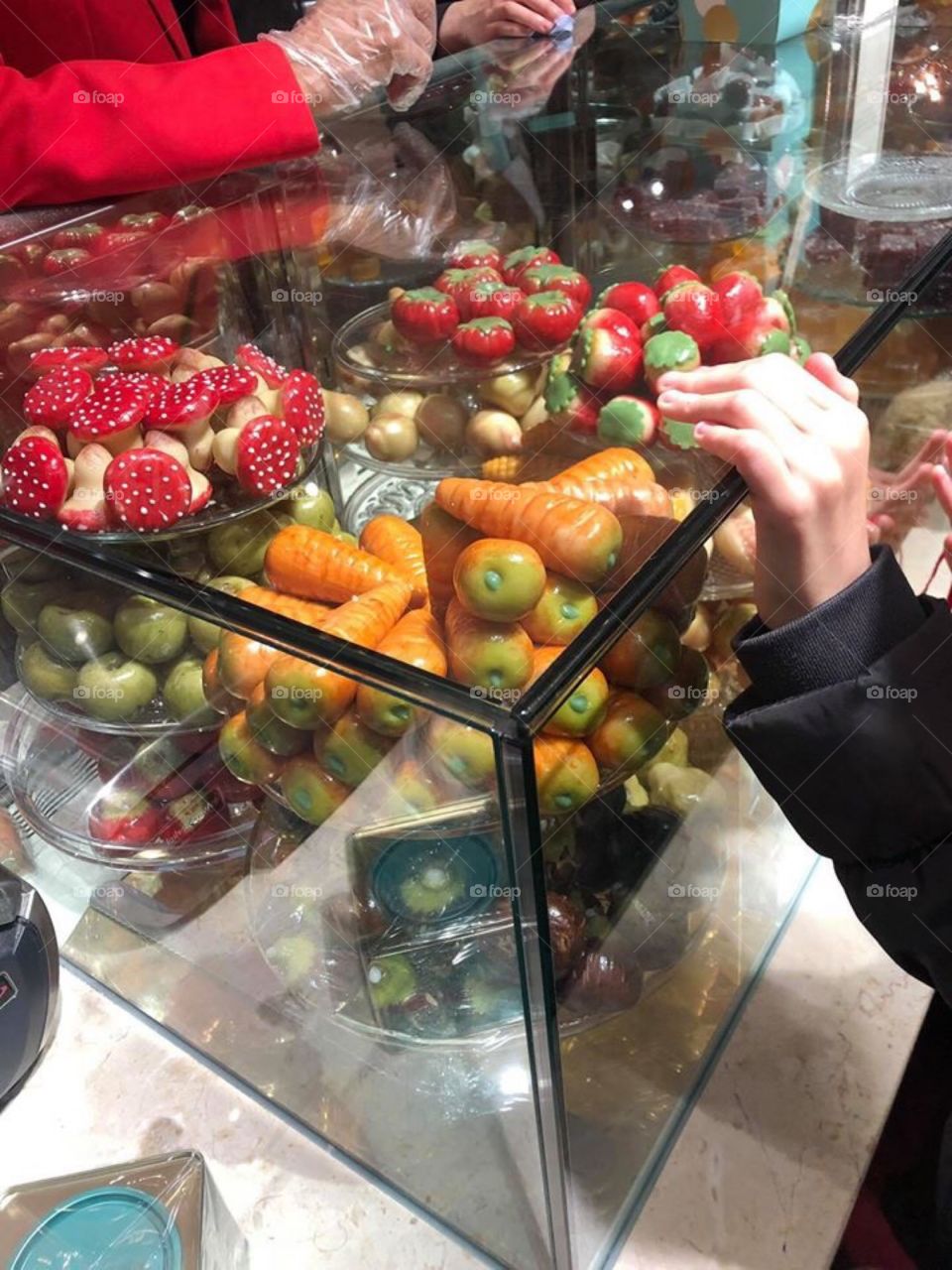 Delicious yummy sweets at Fortnum and Mason London 