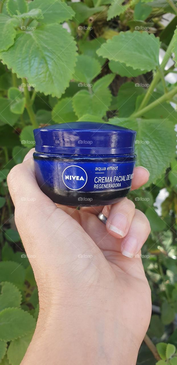 Beauty product, Facial Cream Nivea. Facial Cream DR Night, aqua Effect