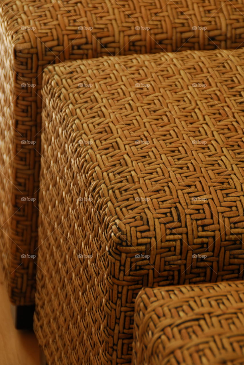 Textures: Woven rattan