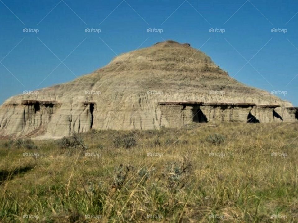 Hoodoos in the Badlands