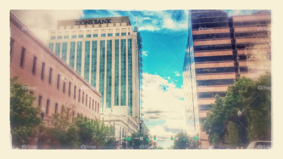 Downtown Boise. walking through downtown