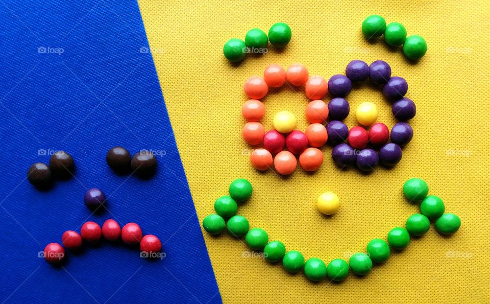 Don't Worry be Happy, complementary colors