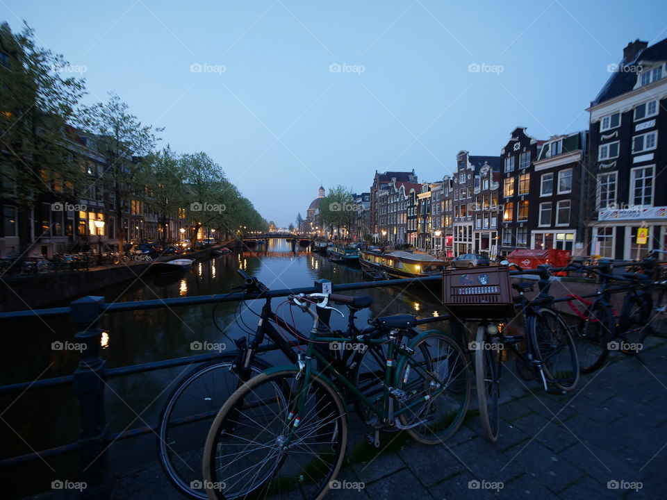 Amsterdam at night