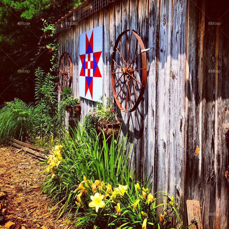 Old timey shed 
