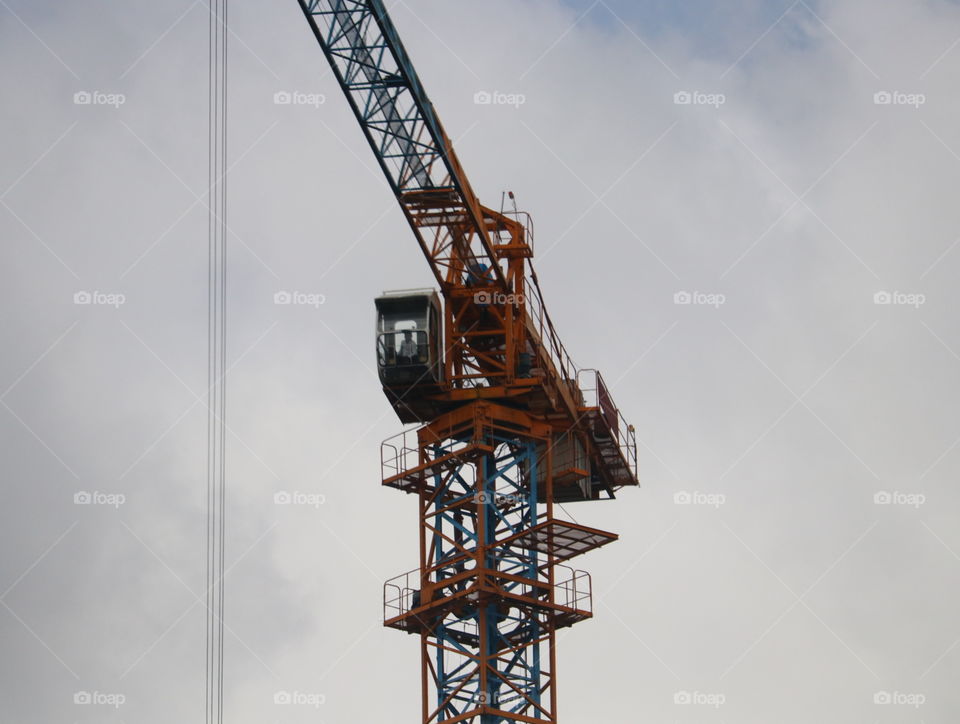 Industry, Crane, Sky, Expression, Steel