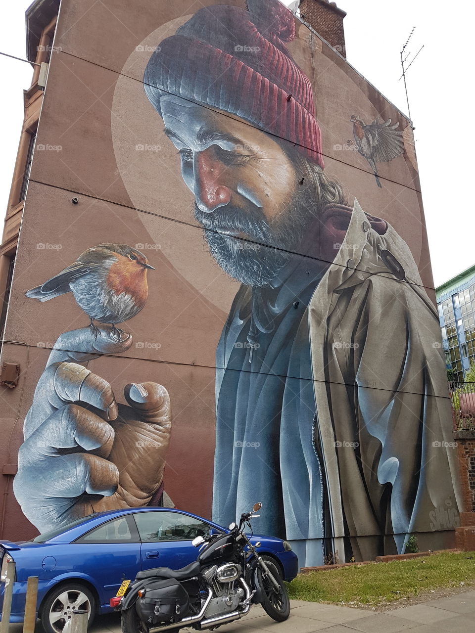 graffiti or art in Glasgow,  Scotland