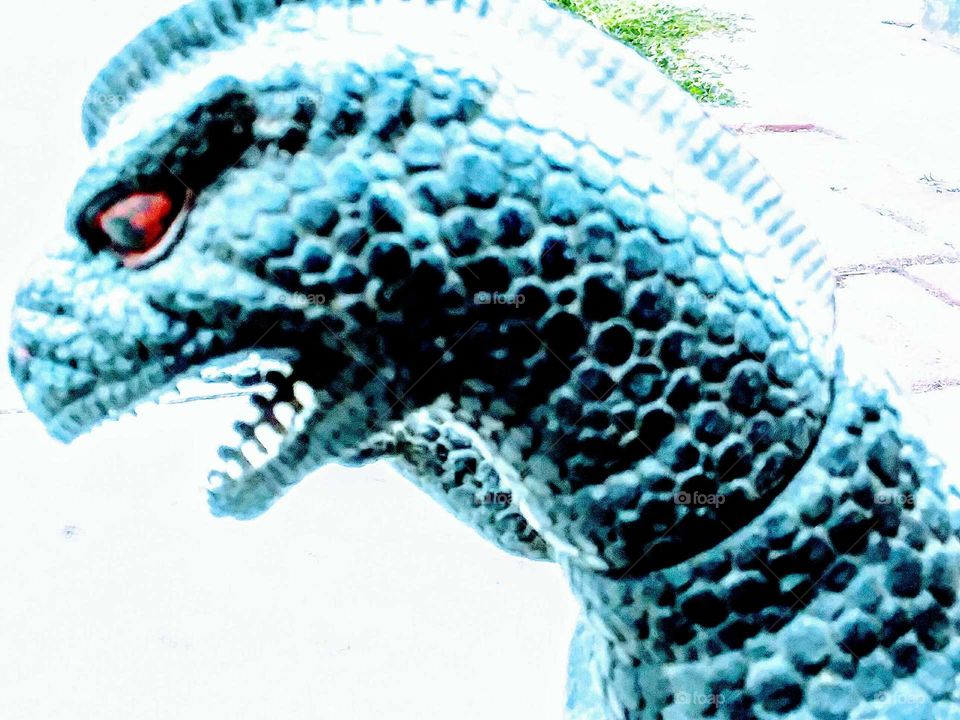 Godzilla Close-up