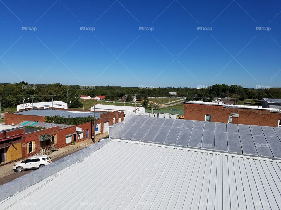 nice view of the town.