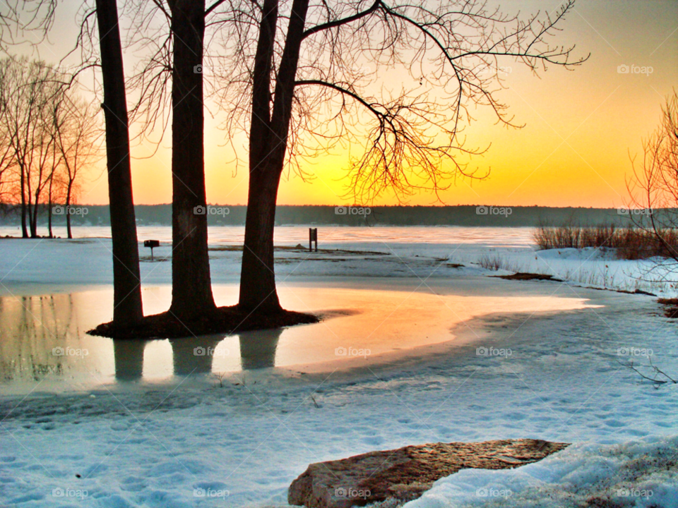 Scenic view during winter