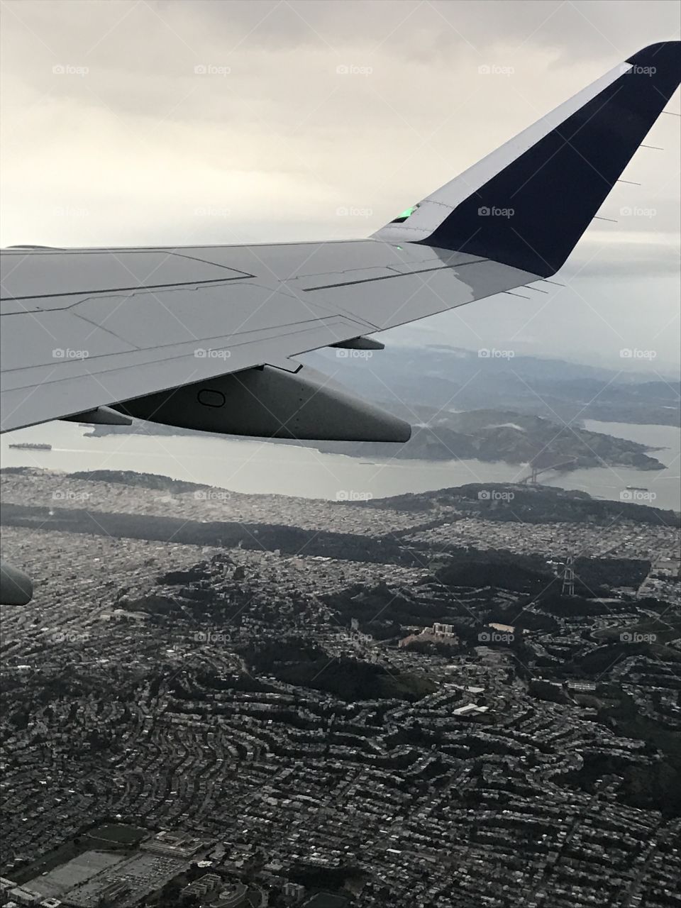 Landing in San Francisco 