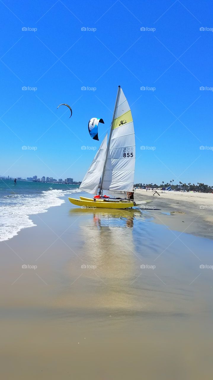 California weekends spent with a catamaran