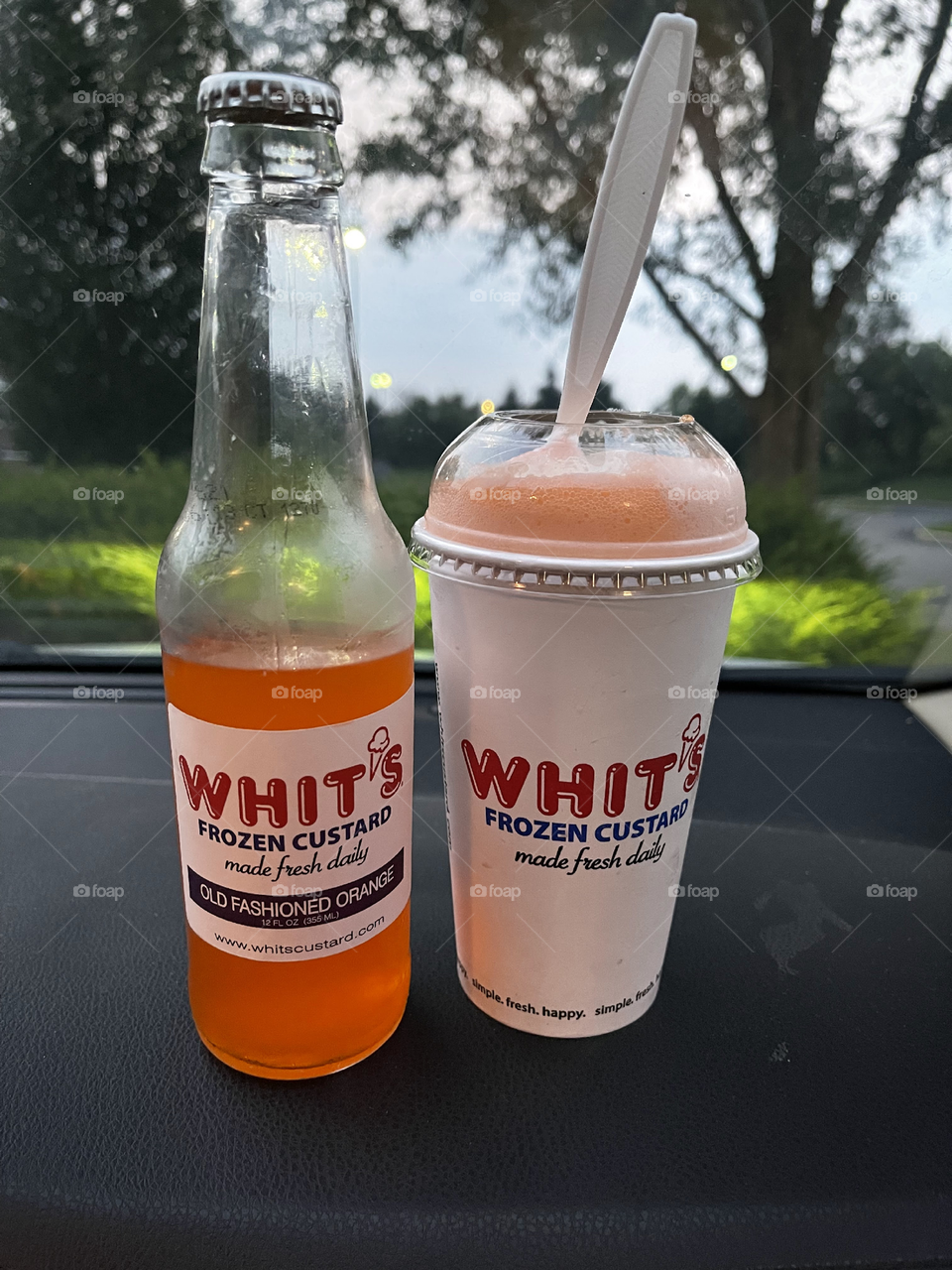 orange soda ice cream float