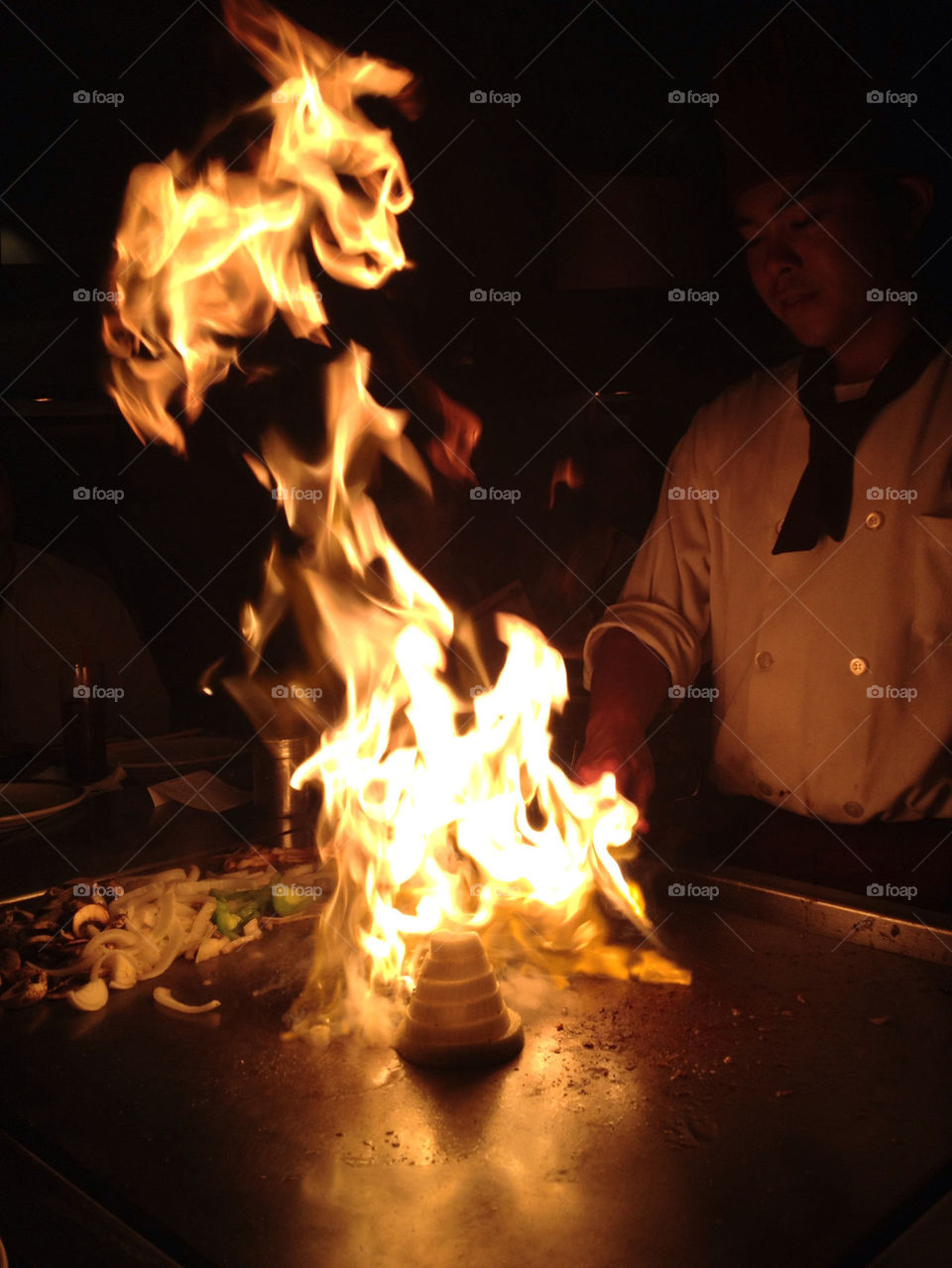 cooking hot fire japanese by dmitriydesign