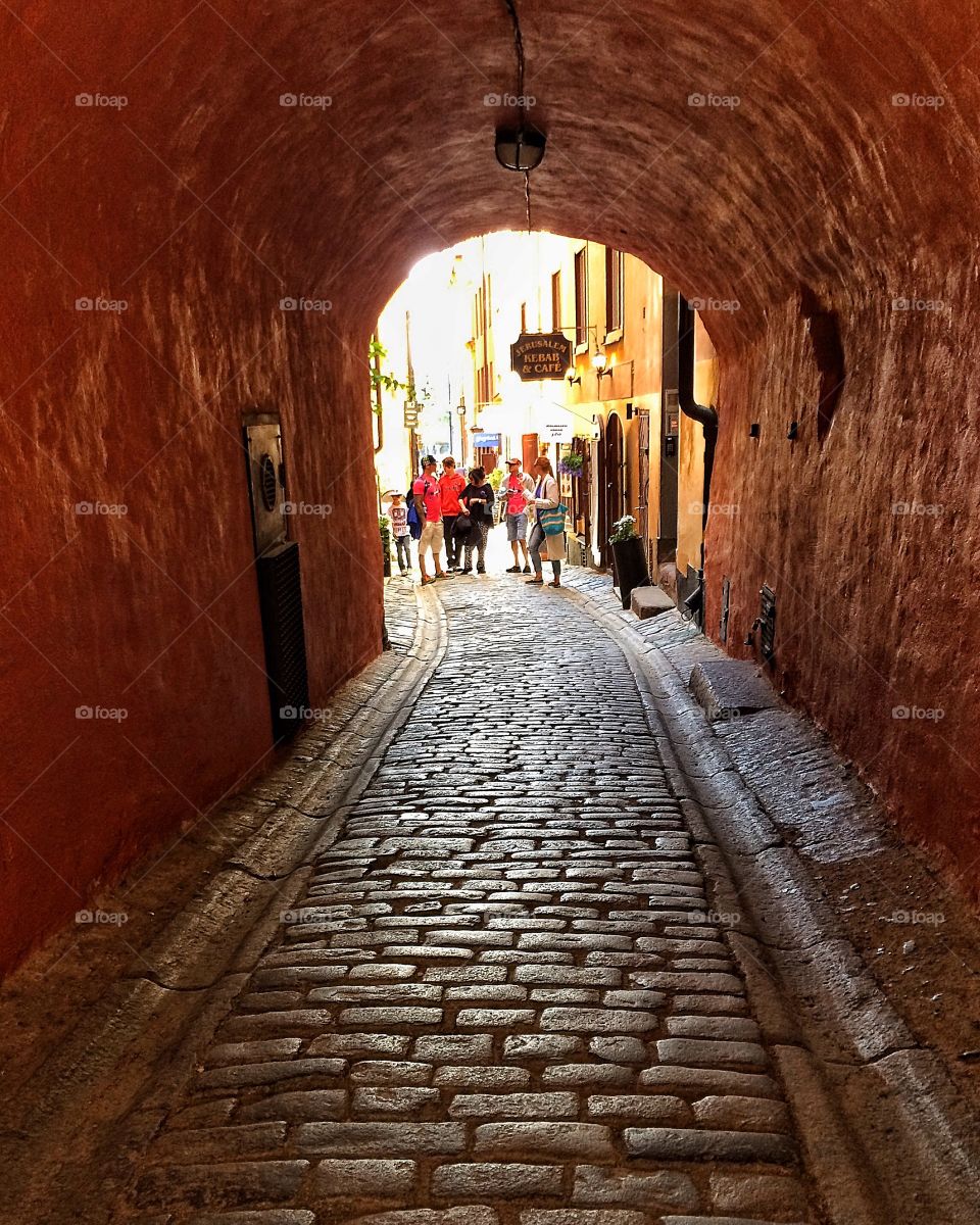 Narrow alley Gamla Stan