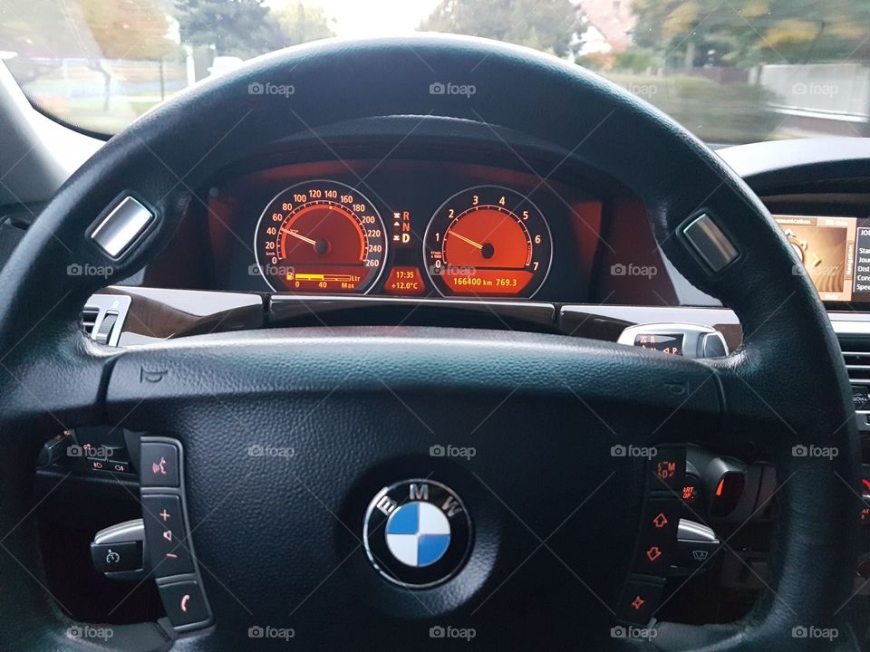 bmw 7 series e65 e66 interior and dashboard automobile