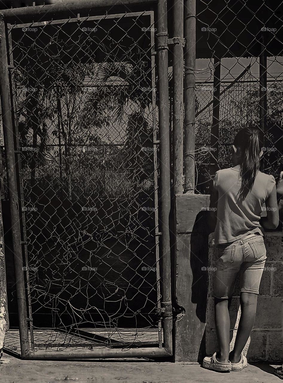 the girl on the court 1