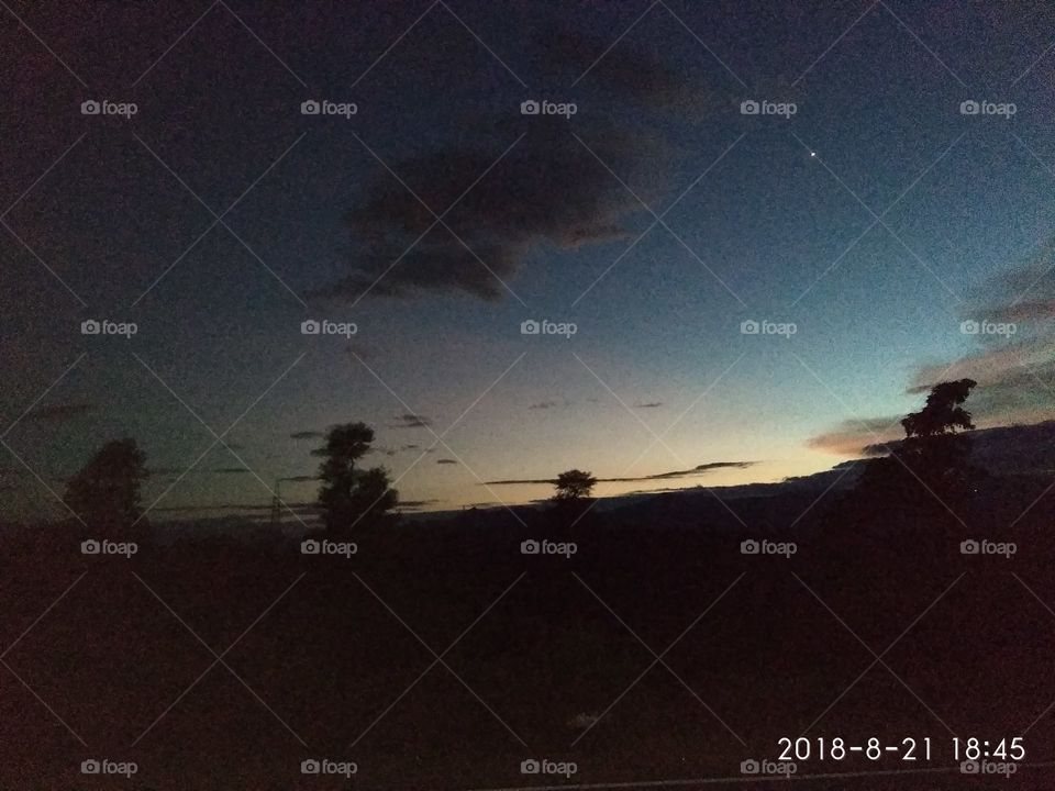 sunshine at evening with weather