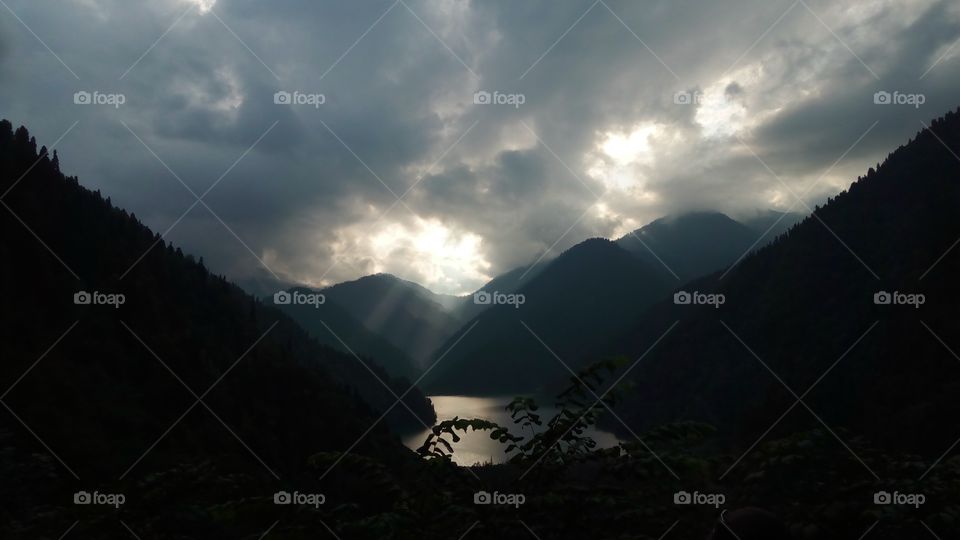 Rays through the clouds