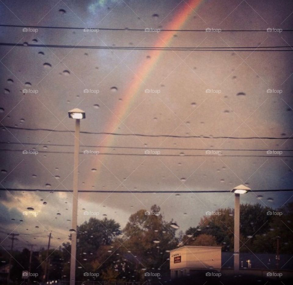 Rainy day rainbow 