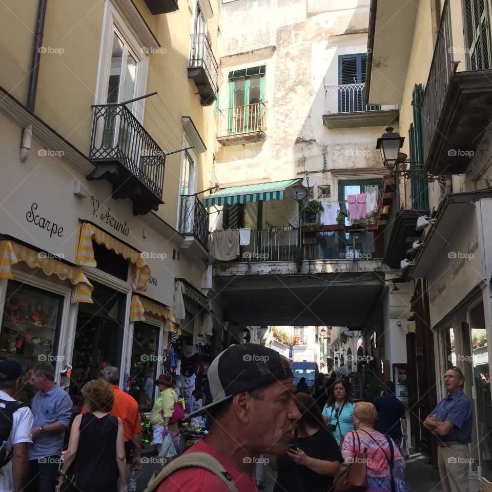 Streets of amalfi
