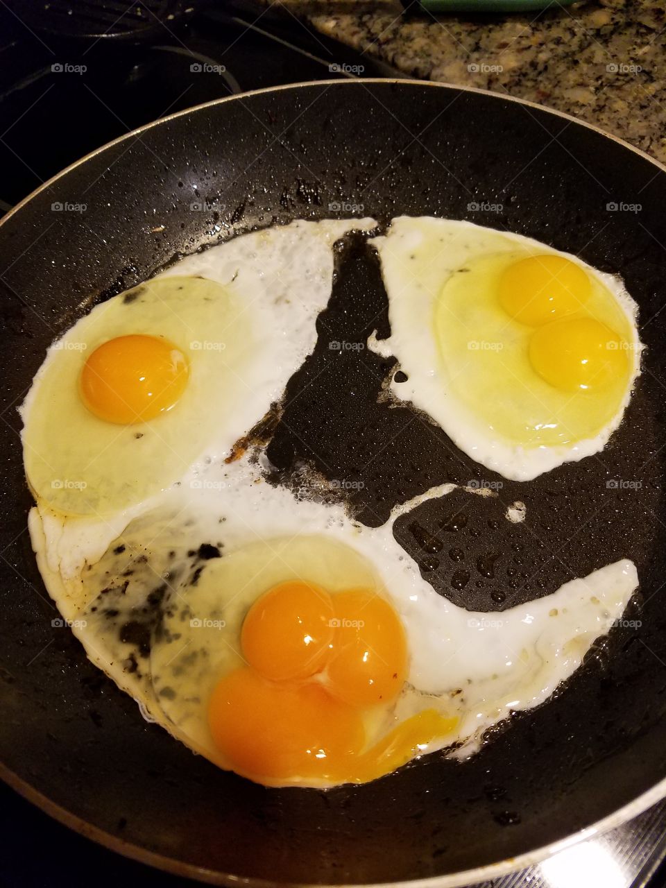One, Two and Three yolks yummy