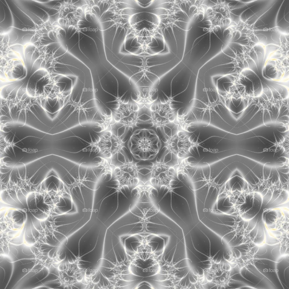 white light fractal kaleidoscope