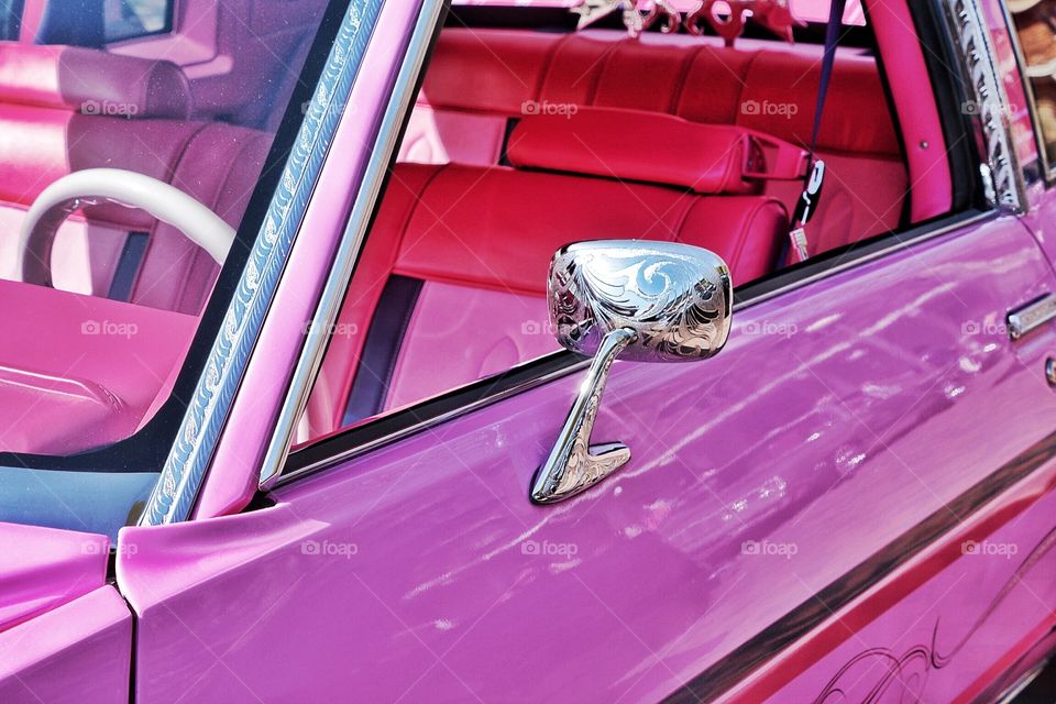 Pink Cadillac Interior