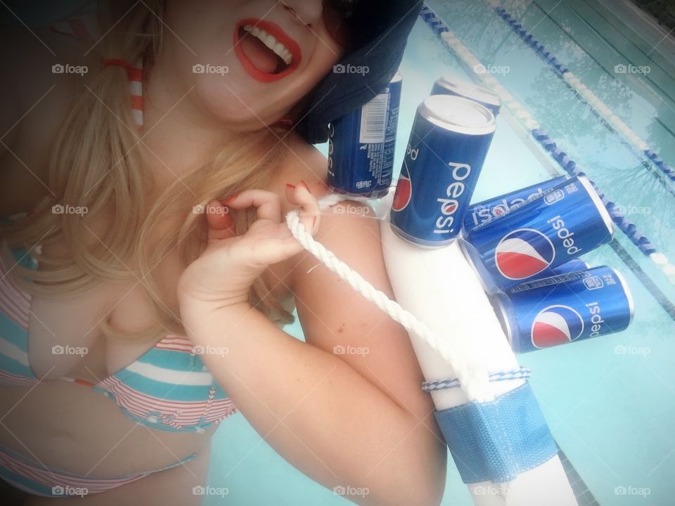 Happy with Pepsi 
