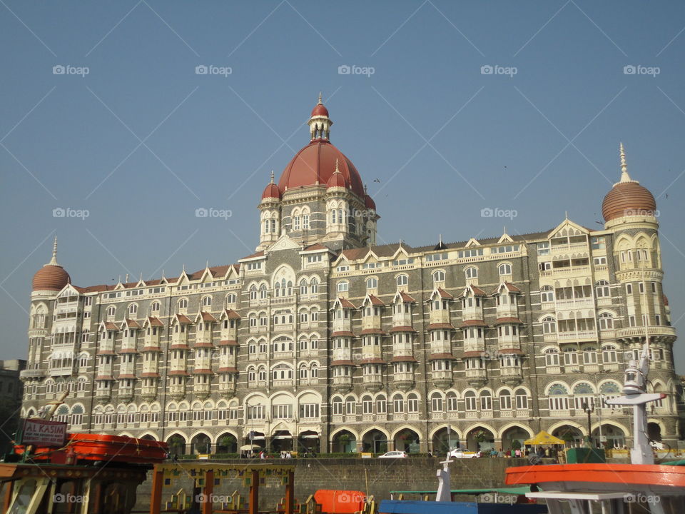 One and only.. Hotel Taj.. You must've heard about it???  Haven't you?  No problem get to know it now!! It was even attacked few years ago by the terrorists.... Ohh wanna visit it???