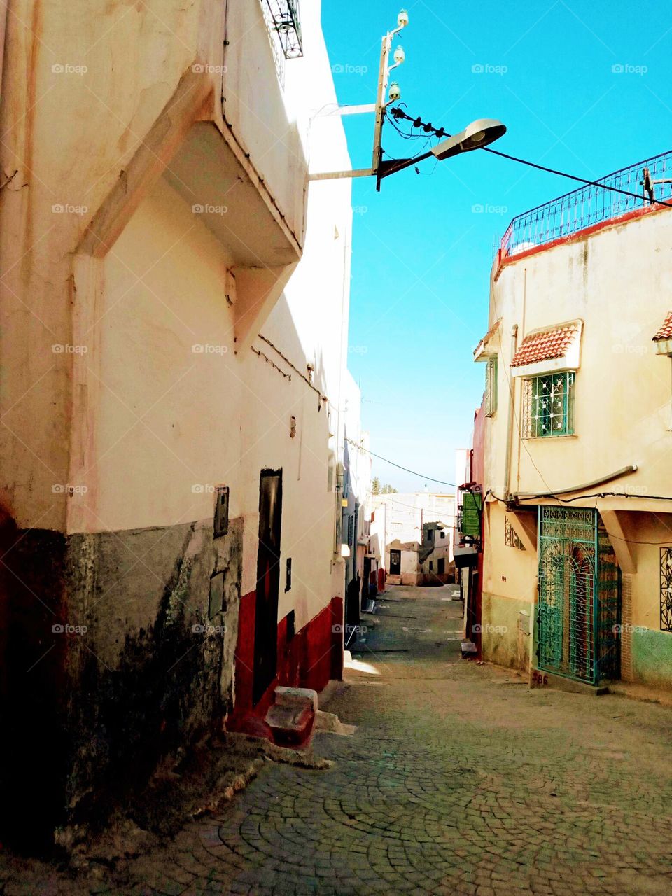 Ancien alleys in Bhalil village of morocco