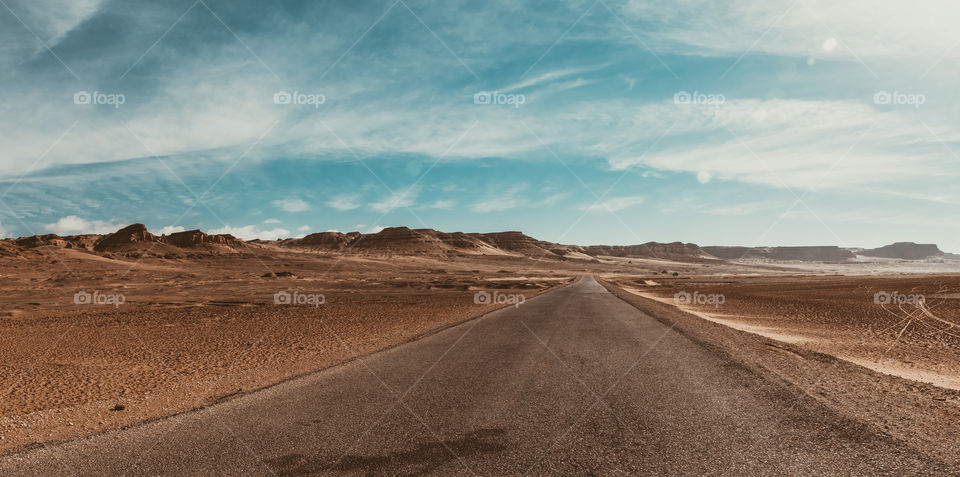road, sky, travel