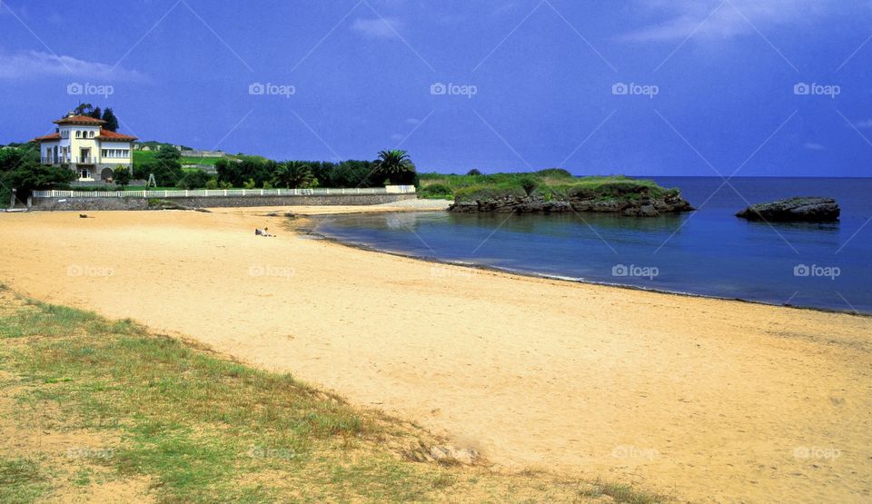 Asturias . Beach Spain 