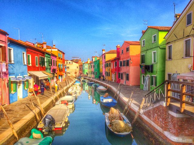 Colorful Burano, Venice, Italy 