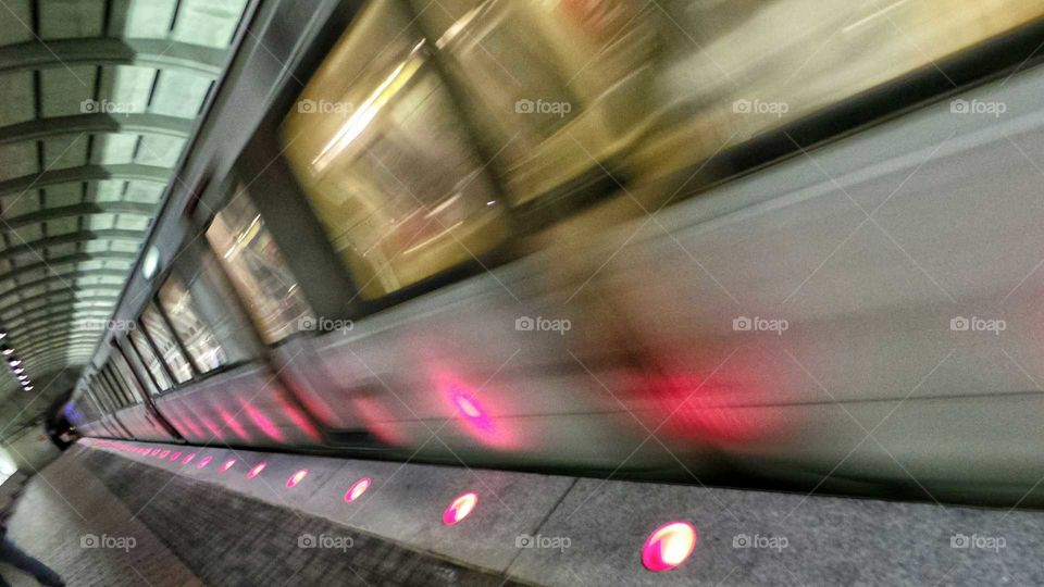 Catching the Metro Train