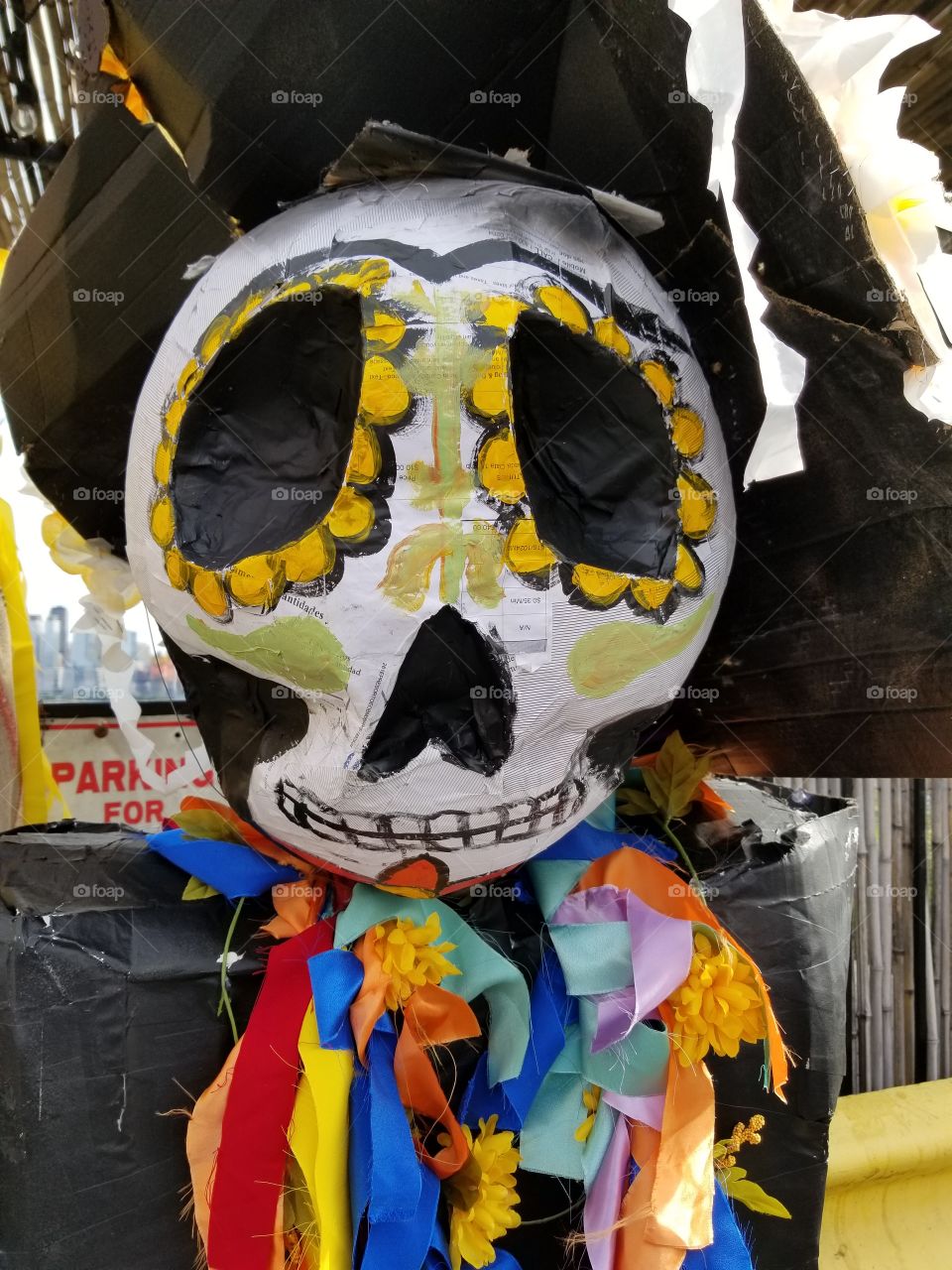 Day of the Dead skeleton face