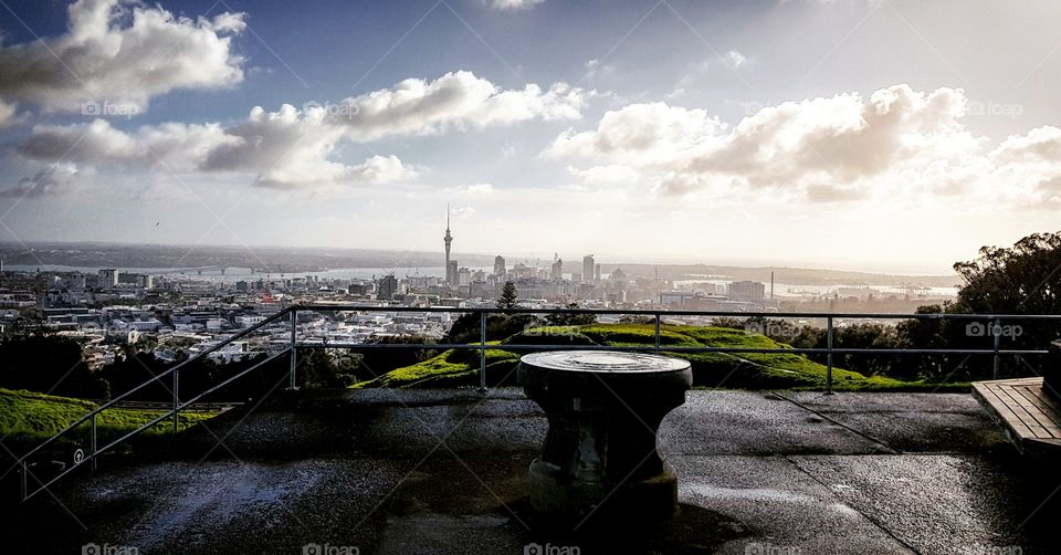 Auckland from Mt.Eden summit