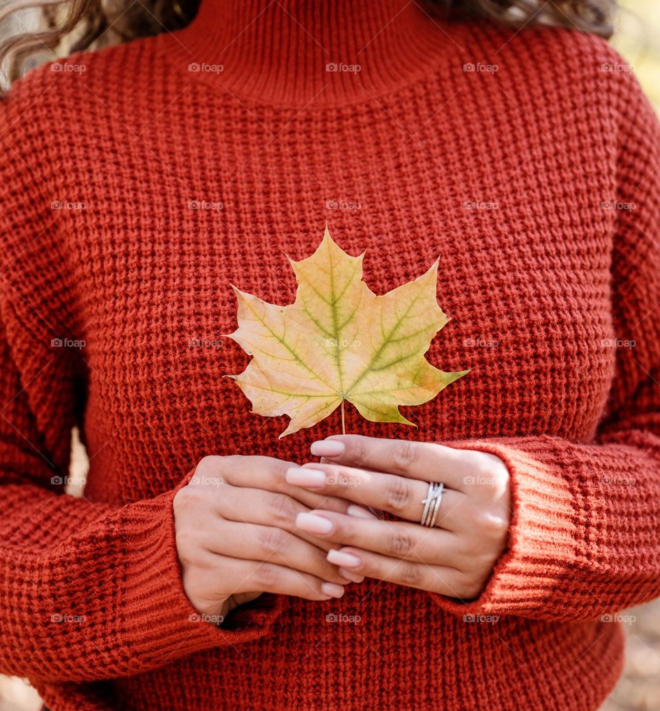 woman with beautiful manicure