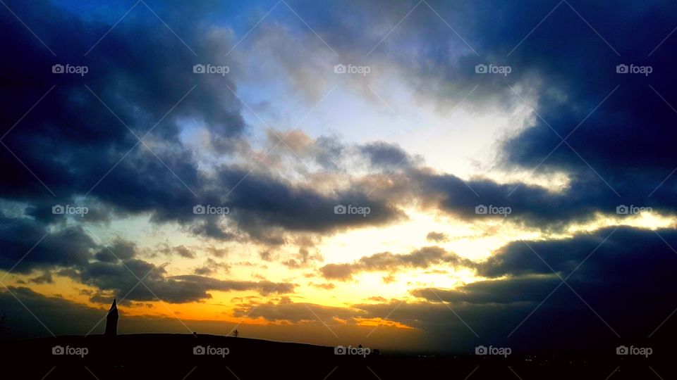 Sky over Manchester ...