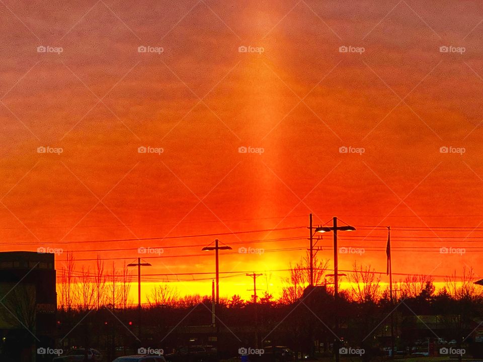 Sunset in Ellisville 
