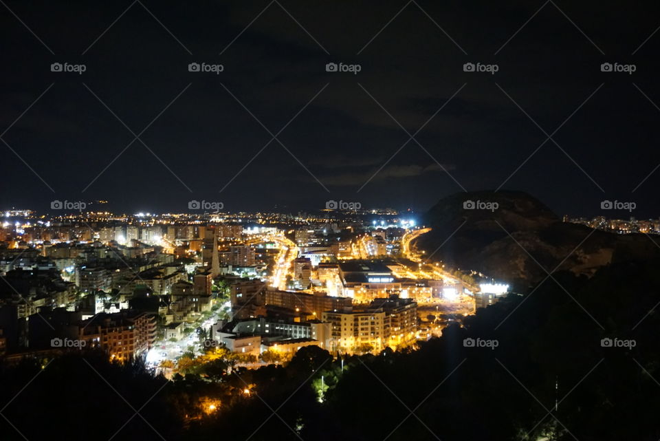 Sky#city#view#buildings#night#lights