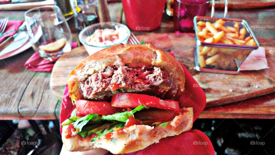 burgers! love of my life 😍 can't resist a good hamburger 💜