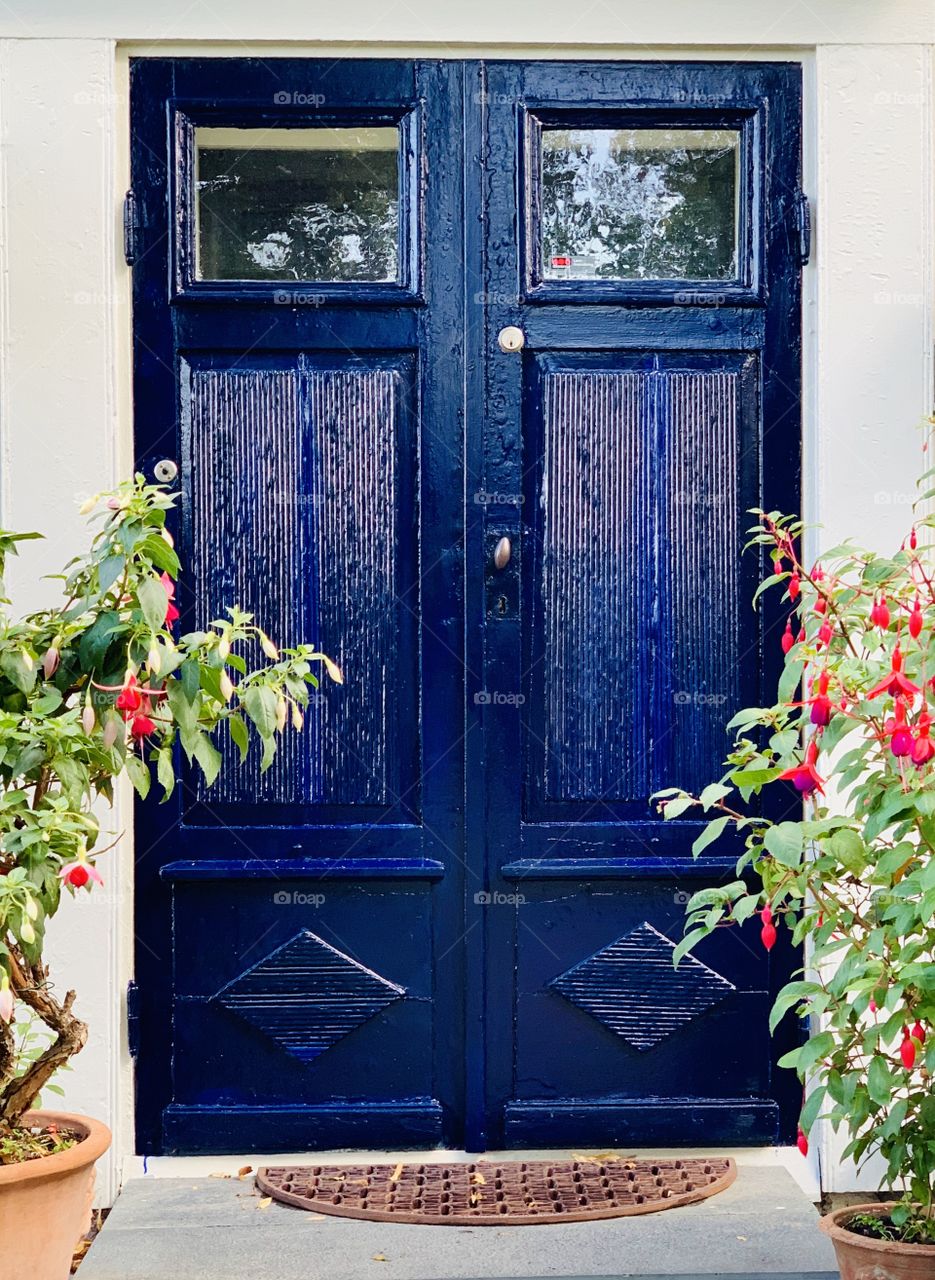 Blue door