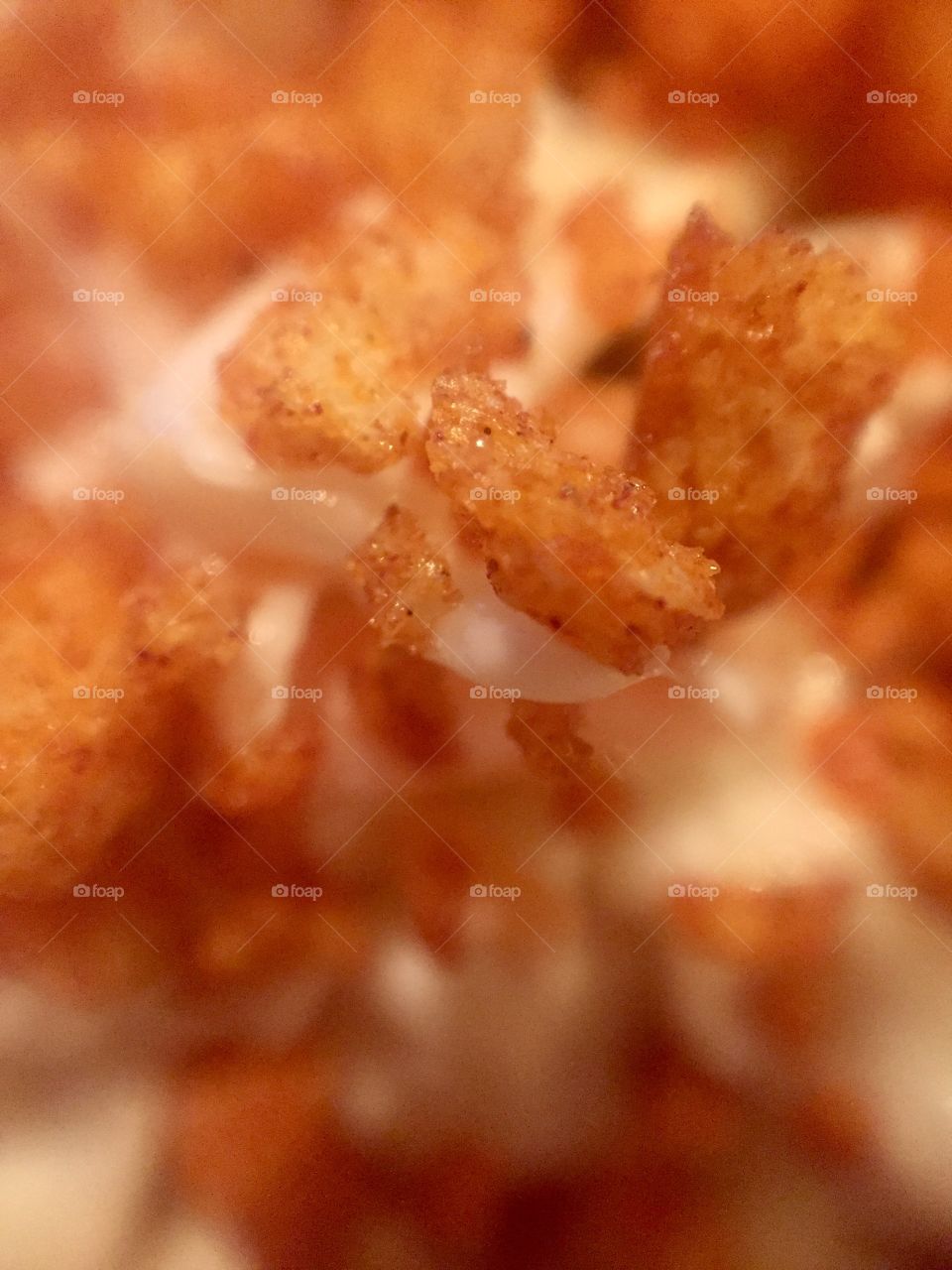 Bacon bits on coleslaw macro