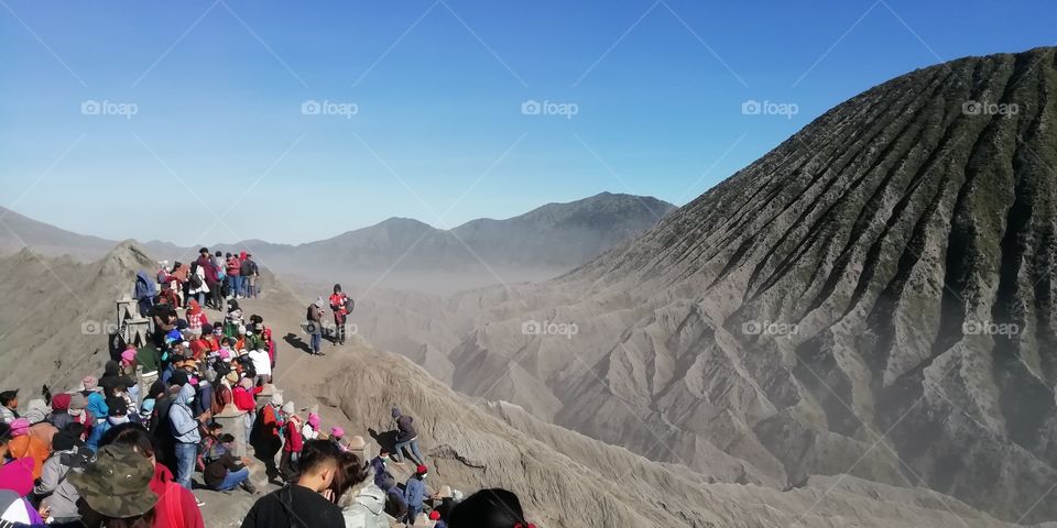 Bromo crater rim