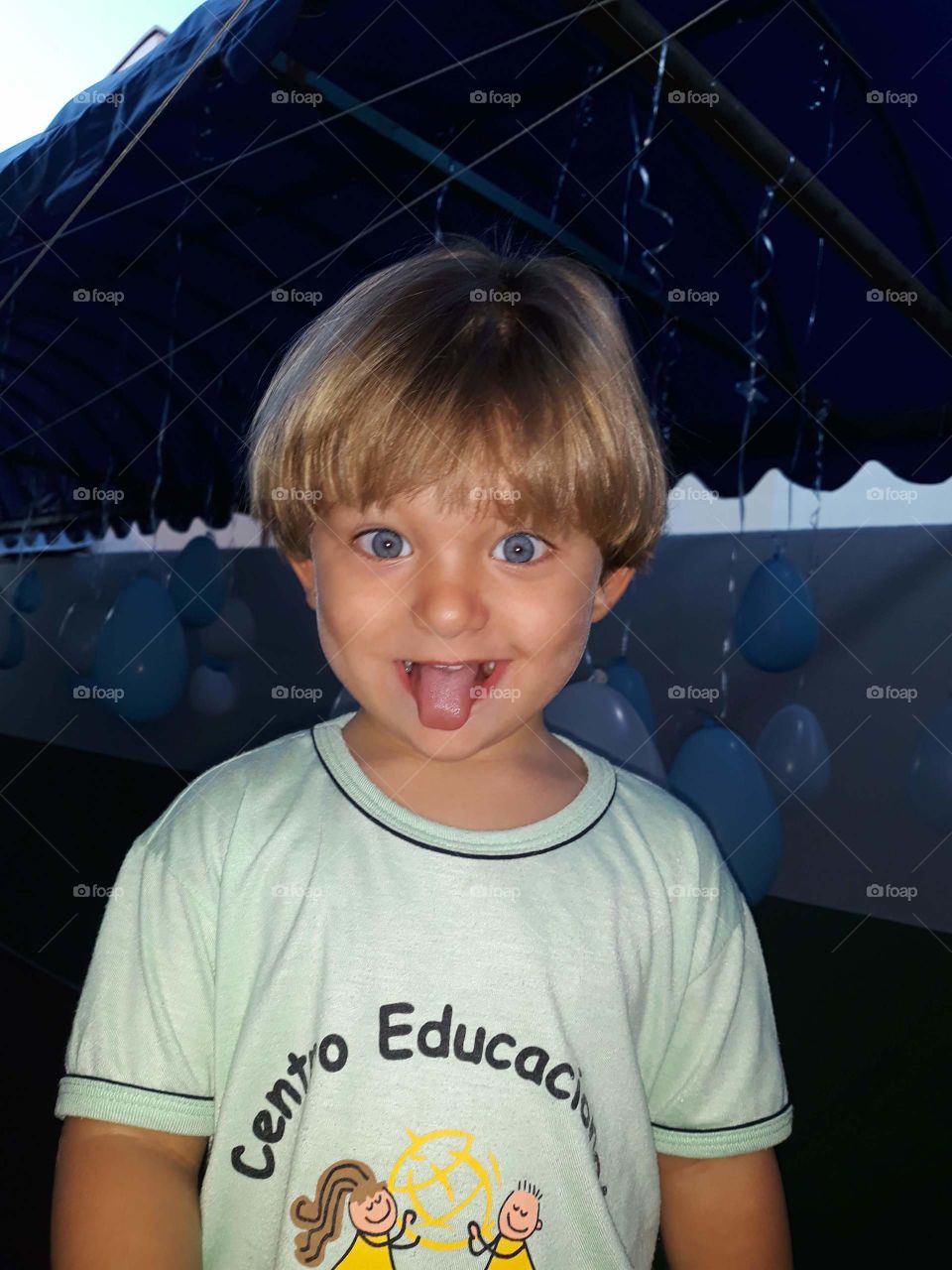 child making a face for being hungry