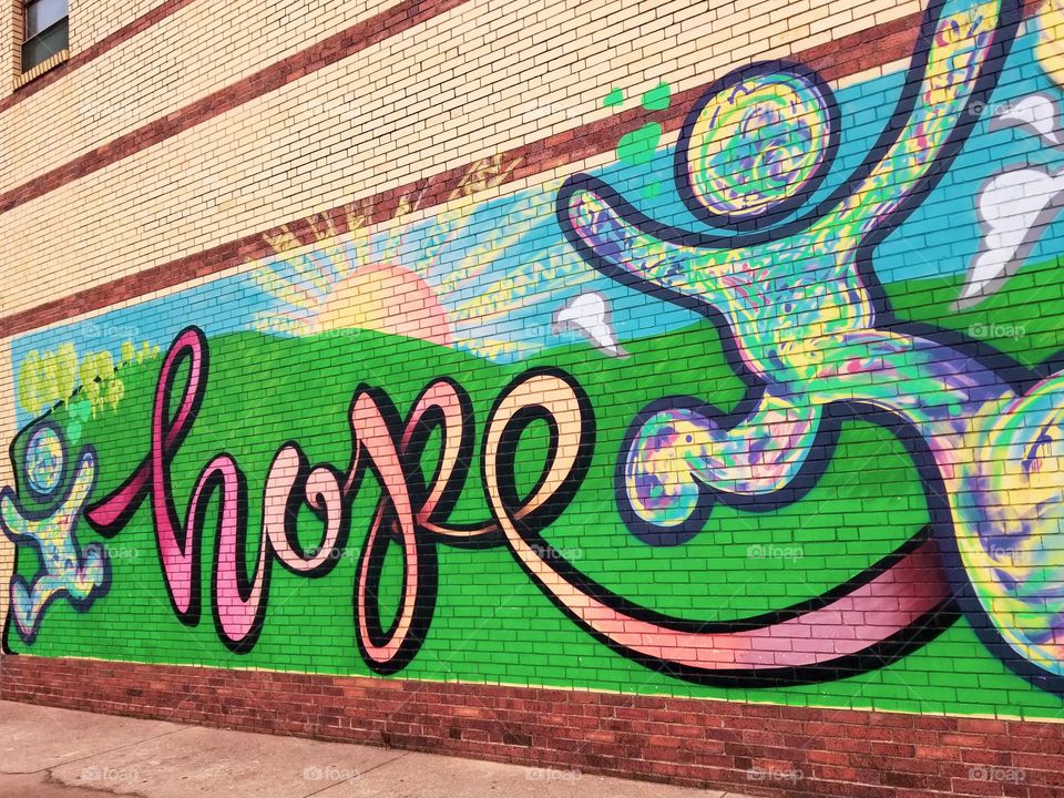 Hope Street Art Downtown Greenville Texas