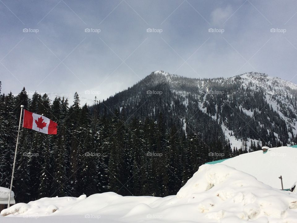 Montanha no Canadá 